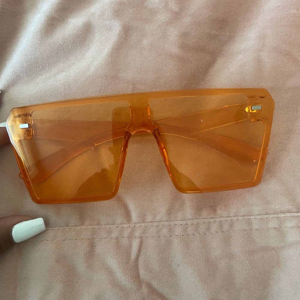 Orange sun glasses